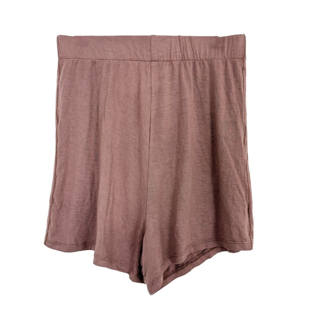 SKIMS Knit Pajama Shorts XXS Sienna Elastic Waist Hidden Drawstring Soft NWT B21